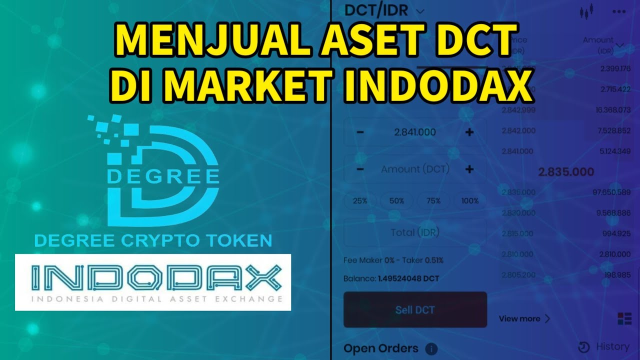 Memiliki aset kripto dengan DCT Coin